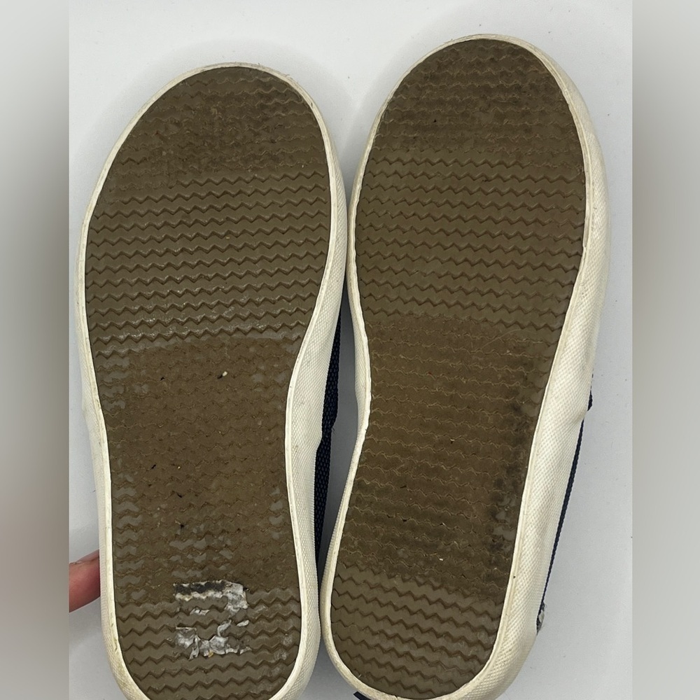 Active Seller!  Kid’s Sperry Unisex Washable Navy Canvas Sneakers 11M - Picture 10 of 11